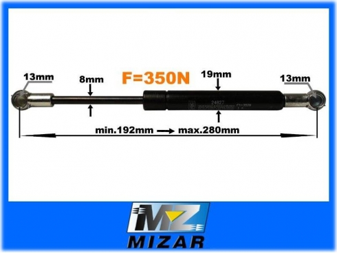 AMORTYZATOR GAZOWY DRZWI CASE 3232937R1-10263