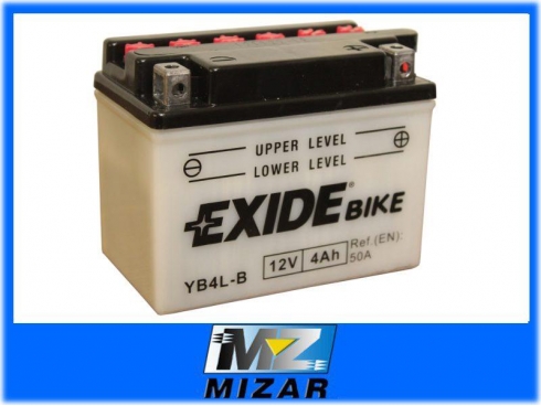 AKUMULATOR EXIDE 12V 4Ah 50A +P MOTOCYKL EB4L-B-12916