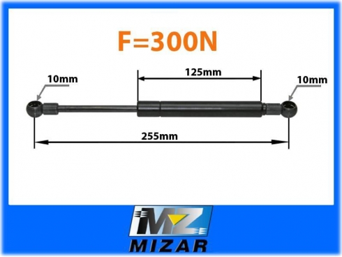 AMORTYZATOR DRZWI MASSEY FERGUSON 3060 GRANIT 3385316M91-14078