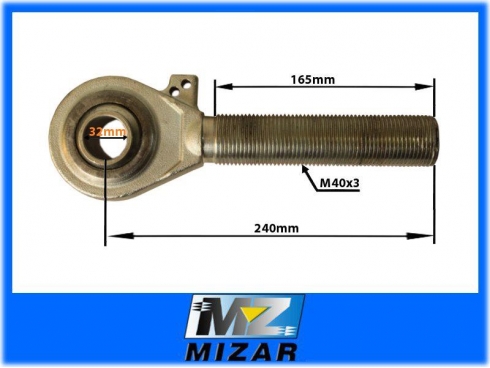 GŁÓWKA ŁĄCZNIKA CENTRALNEGO LEWA M40X3-14302