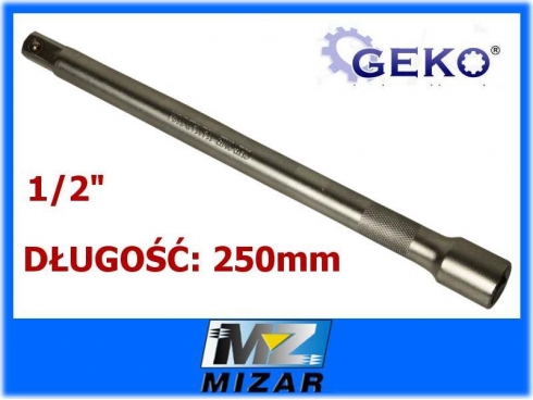 PRZEDŁUŻKA 1/2" CRV 250mm GEKO-16565