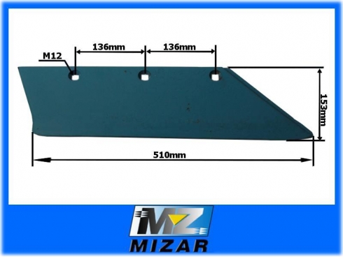 LEMIESZ PŁUGA LEMKEN PRAWY GRANIT 3352034-16711