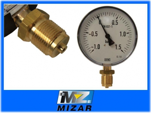 Manowakuometr -1 / +1,5 bar DÓŁ M20x1,5 WIKA-17663