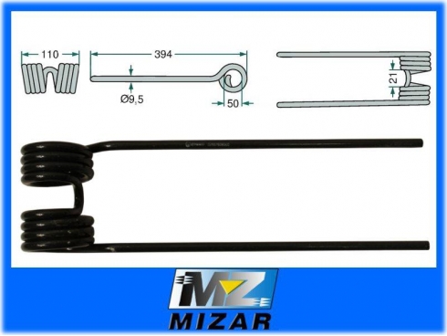 PALEC PRZETRZĄSACZ-ZGRABIARKI KUHN 57609000-17632