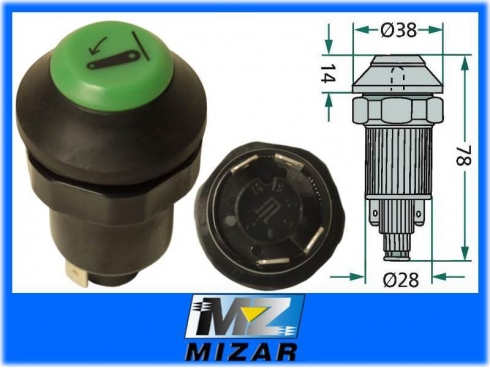 WŁĄCZNIK STEROWNICZY MF STEYR CASE - OPUSZCZANIE 1-40-258-062 3714138M1-17983