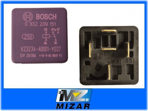 PRZEKAŹNIK 12V 30A BOSCH 0332209151-18683