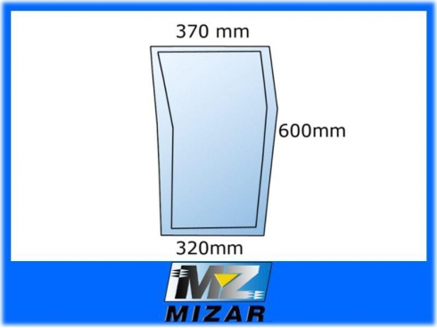 Szyba przednia dolna lewa Massey Ferguson-19252