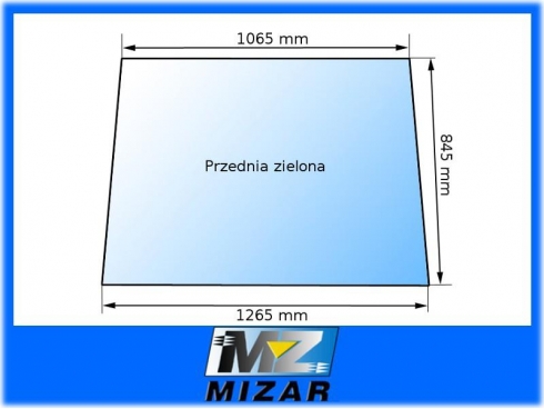 SZYBA PRZEDNIA CASE MAXXUM PRO 248715A1-19257