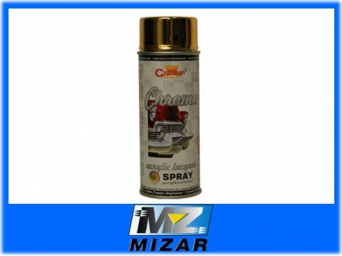 Farba Super chrom złoty spray 400ml-21982