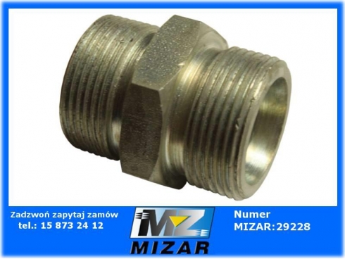 Nypel M27x1,5 / M27x1,5 18L-23006