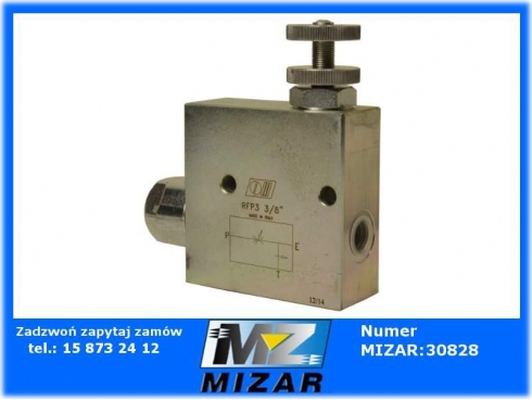 Regulator przepływu trójdrogowy 3/8" DWST-T-06-23060