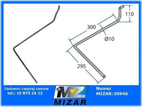 Palec zagarniacza II prawy Amazone 10.ST-A4 3420400-23246