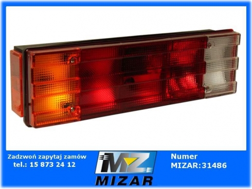 Lampa tylna zespolona 5-segm. lewa z przewodem-23571