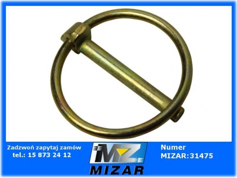 Zatyczka belki 4,5mm przetyczka zabezpieczenie-23583