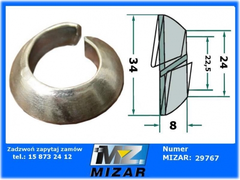 Podkładka sprężysta do kół 22,5mm-23763