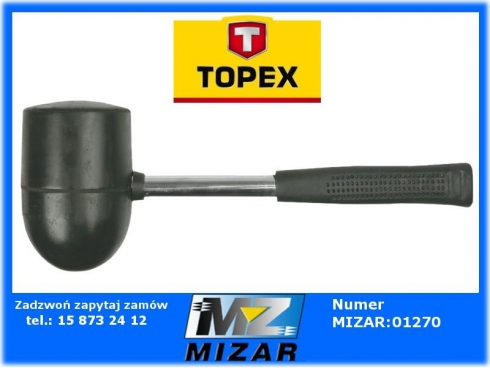 Młotek blacharski gumowy 1250g hartowany trzonek TOPEX 02A315-23872