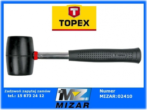 Młotek blacharski gumowy 450g hartowany trzonek TOPEX 02A305-23871