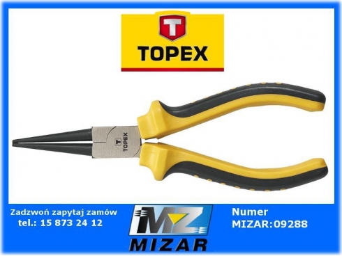 SZCZYPCE OKRĄGŁE 160mm TOPEX 32D109-24057