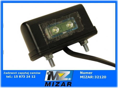 Lampa ledowa oświetlenia tablicy rejestracyjnej 12V 24V-24092