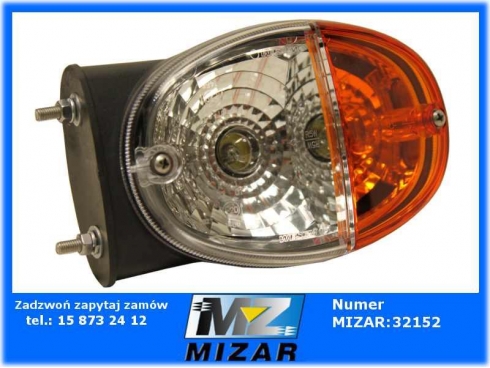 Lampa kierunkowskaz boczny kierunek Case JD valtra LT3.48481-24104