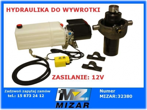 Hydraulika do wywrotki kpl. siłownik zasilacz 12V-24374