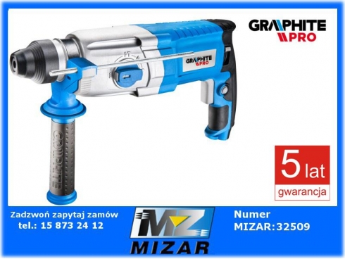 Młotowiertarka SDS+ 900W walizka GRAPHITE PRO-24539