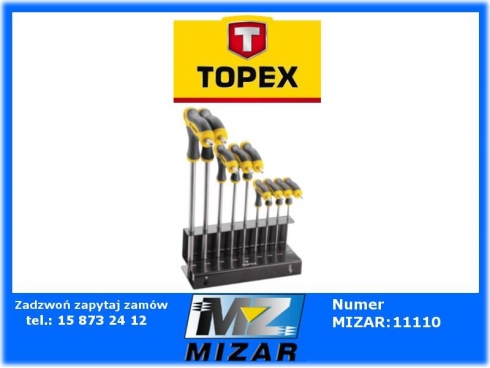 KLUCZE TORX TYPU T KPL. 9cz. T10-50-24675