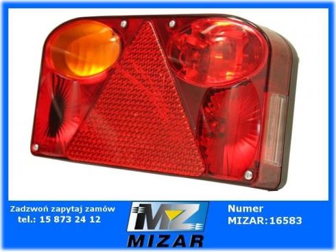 LAMPA ZESPOLONA FT-88 TYLNA LEWA PROSTOKĄT-24809