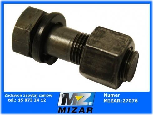 Śruba z nakrętka 1/2" UNF x 38 Agricom Howard Kuhn -24986