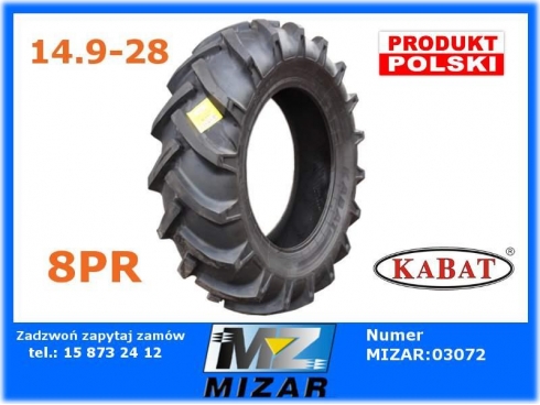 Opona 14.9x28 8PR SGP-03 TT Kabat Polska C-360 tył-25098