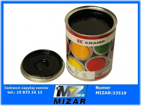 Lakier do maszyn Zetor >2002 czarny 1l Kramp-25370