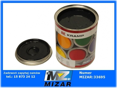 Lakier do maszyn Kubota czarny 1l Kramp-25431