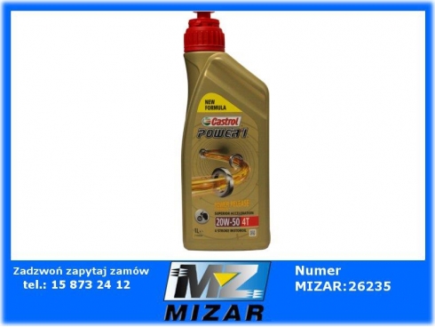 OLEJ CASTROL ACT EVO 4T 20W50 1l MOTOCYKLOWY-25657