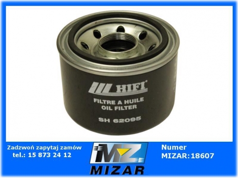 Filtr hydrauliczny HIFI SH62095 odpowiednik 3616579M1 3616579M2 4303303M1 6005019259 Case MF Claas Renault-25811