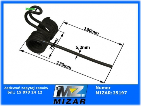 Palec podbieracza pojedynczy Sipma zwijka 5270101320-26321