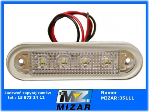 Oświetlenie wewnętrzne LED 12V 24V 4 led-26439