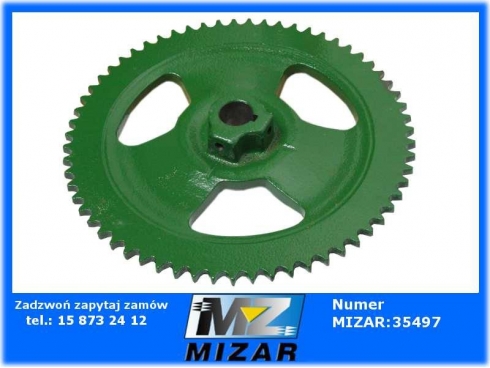 Koło zębate łańcuchowe napędu wytrząsaczy John Deere Z10025 63 zęby-26419