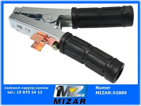 Złącze krokodyl 600A czarny-26874