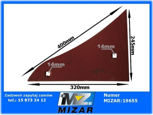 PIERŚ ODKŁADNI 3-SKIBOWA PŁUG 1023020030-27125