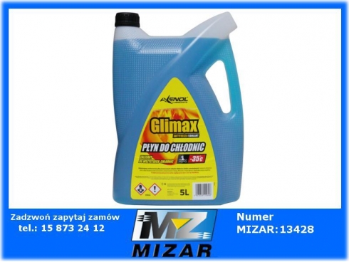 PŁYN DO CHŁODNIC -35'C 5l AXENOL GLIMAX-27329