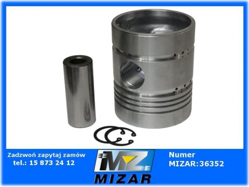 Tłok silnika MF3 5-pier. Złotecki UR030601-27489