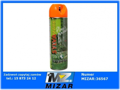 Lakier spray marker znacznik drzew pomarańczowy Soppec-27870