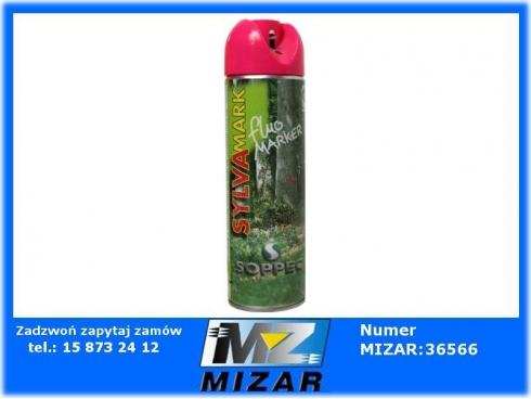 Lakier spray marker znacznik drzew różowy 500ml Soppec-27869