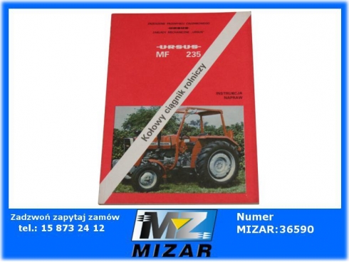 Instrukcja napraw Massey Ferguson 235 -27937