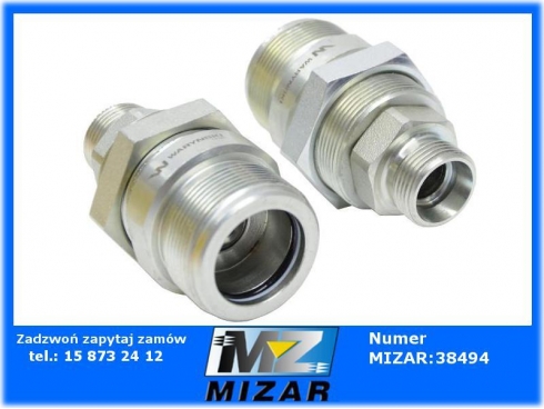 Złączka gniazdo M22x1,5 skręcane Waryński 50490020-29143