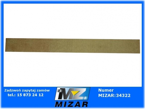 Łopatka pompy MEC 8000 beczkowozu 46,5x6,3x450,0-29137