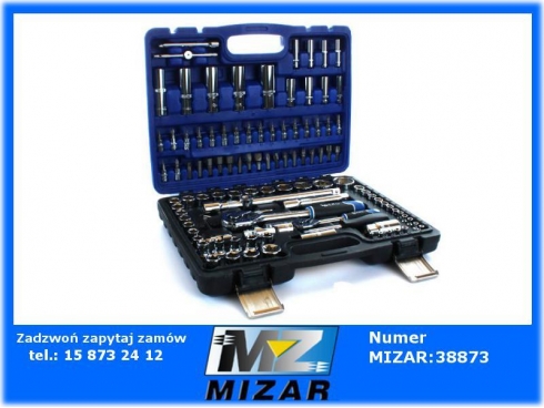 Zestaw kluczy nasadowych i torx 108el. CRV GEKO-29444