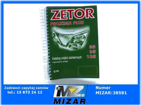 Katalog części Zetor Proxima+ 85 95 105-29437