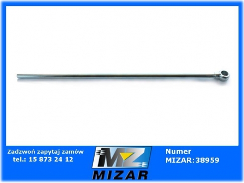 Rura 12L z oczkiem na śrubę drążoną 3/8" 500mm-29566