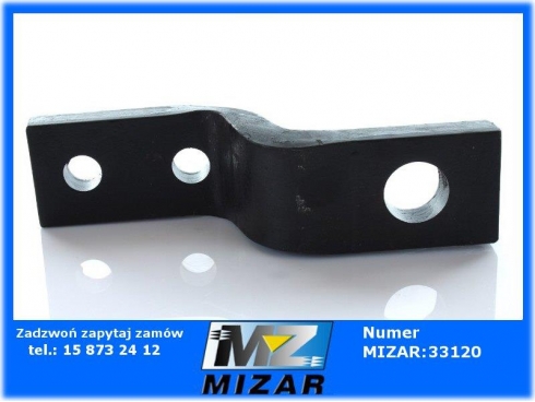 Belka oporowa zaczepu stary typ C-385 80452024-29716